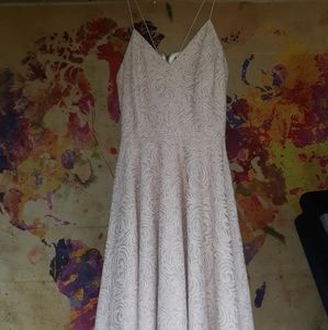 Gianni Bini Cream/ White Lacy Kimberly Dress